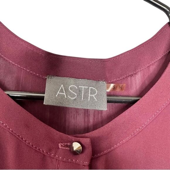 🔸BUNDLE ONLY🔸|EUC| ASTR Plum Sheer Top - Picture 5 of 5